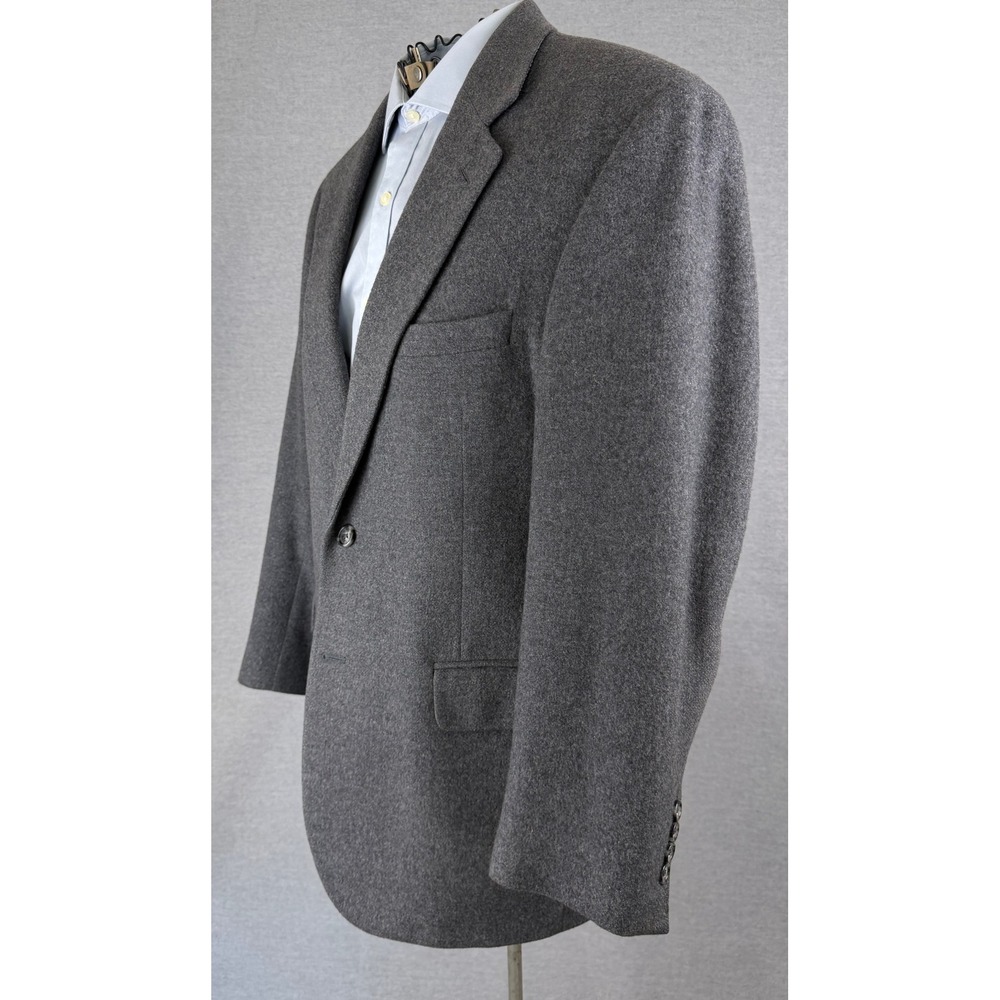 Jos. A. Bank Mens 42 Short 100% Camel Hair Blazer Sport Coat Grey 2-Button